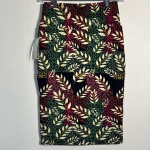 NWT LulaRoe Cassie Multicolor Pencil Mini Skirt T47* 42825